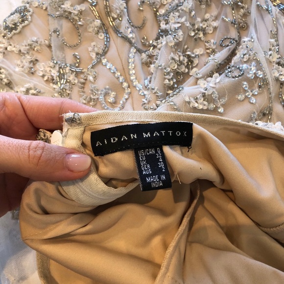 Aidan Mattox beaded dress - Picture 2 of 2